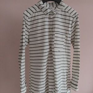 Stripe Shirt Dress